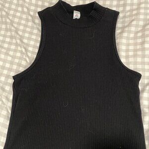 Dark Gray/Black Mock Turtleneck [Old Navy] S Women